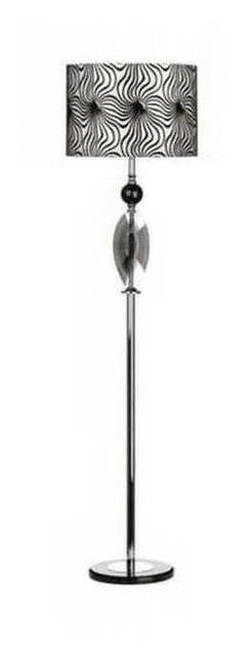 Azura Metal Floor Lamp with Fabric Shade.